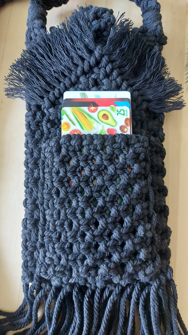 Macrame Cell Phone Sling Bag Crossbody Purse image indicator(2)