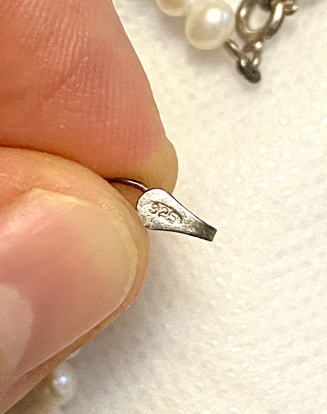 Vintage Italian Silver set with real pearls image indicator(4)