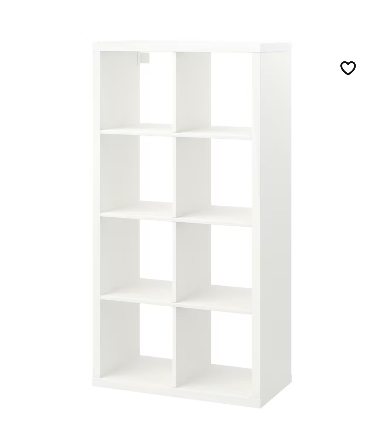 White IKEA Kallax Shelf Unit - photo 2