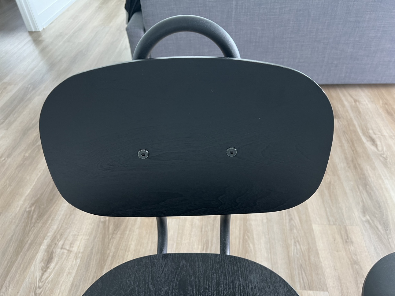 Bar stool black - photo 3