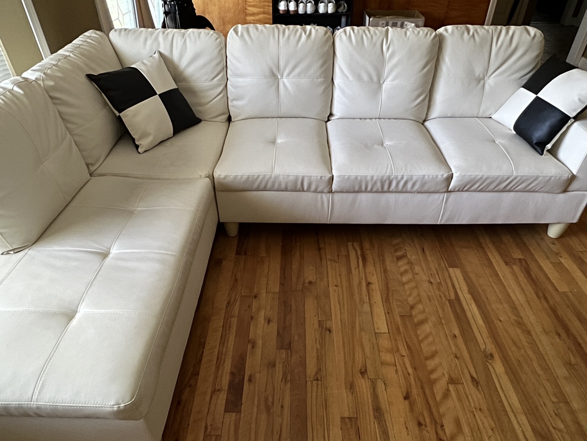 Move out sale! Faux Leather Sectionals - photo 2