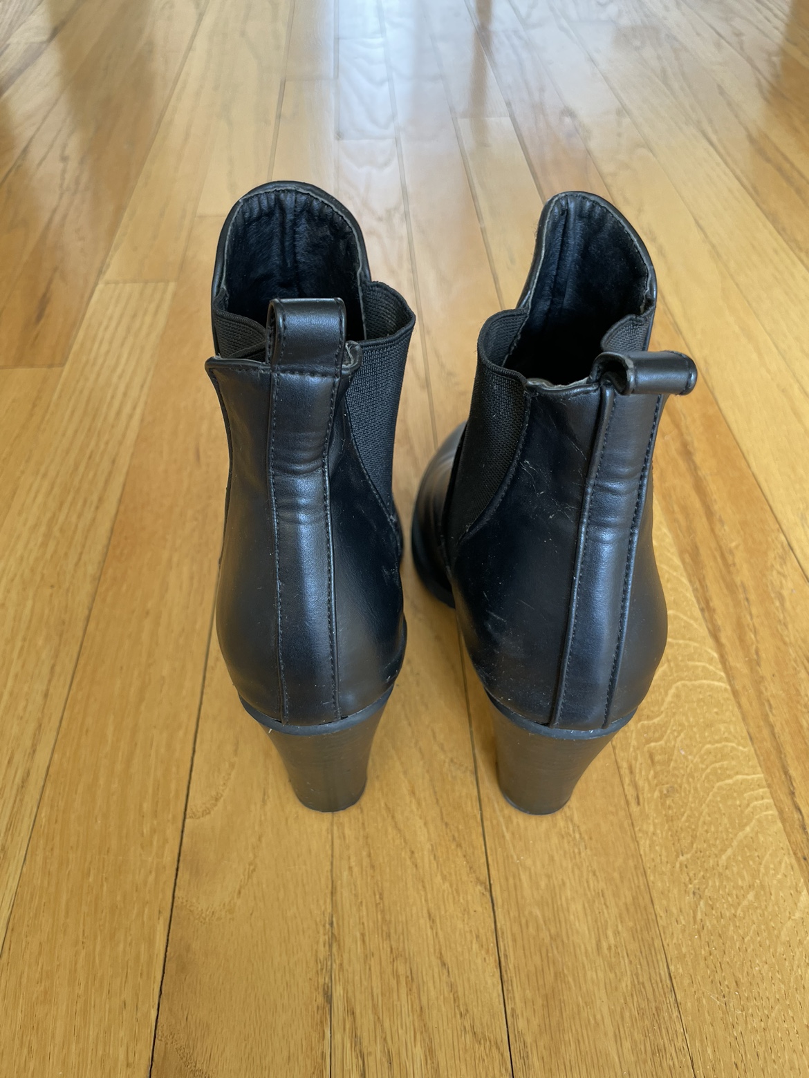Leather heel size 7 #freecycle - photo 2