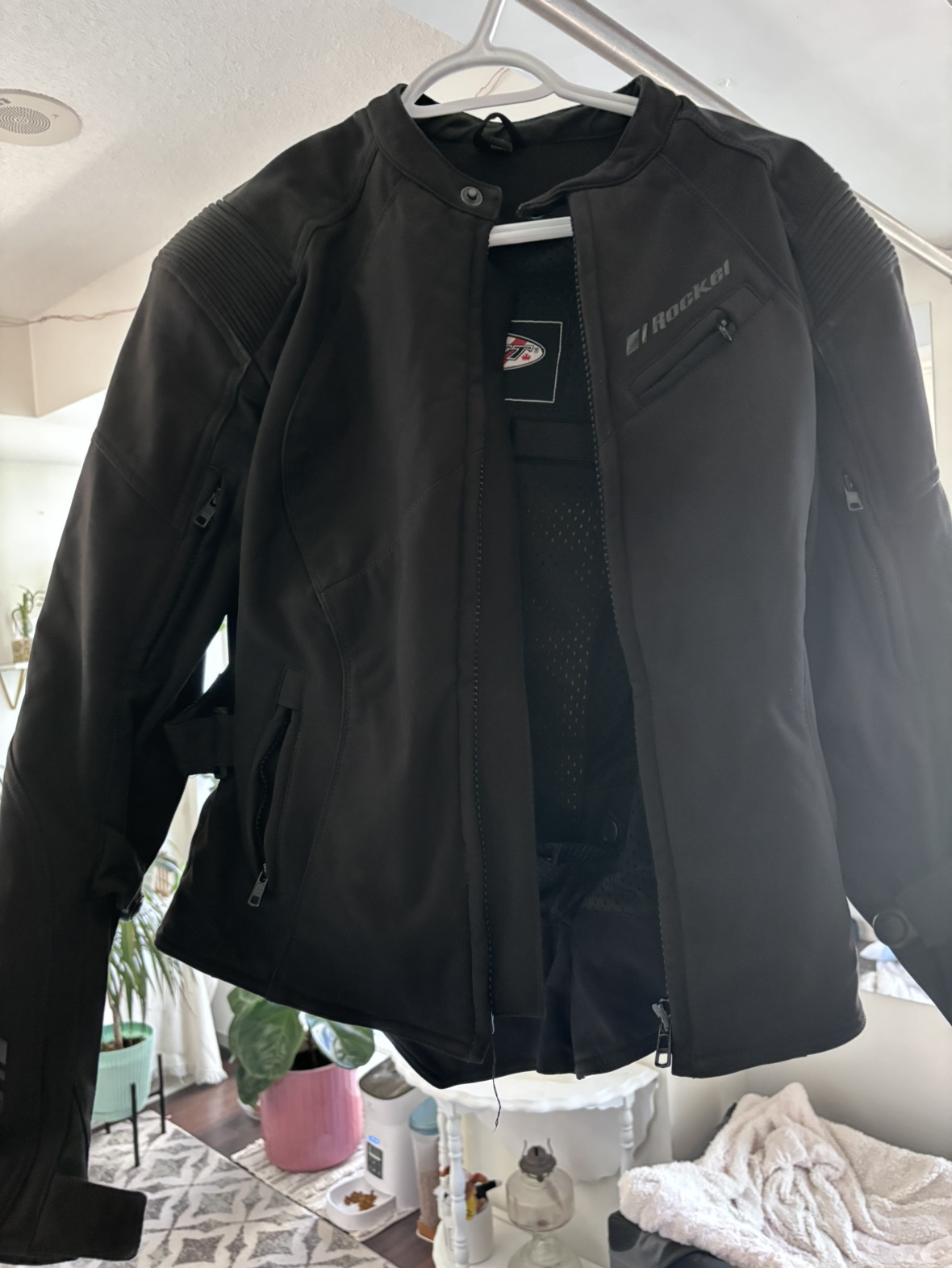 Women’s Motorcycle Jacket - BLK M
