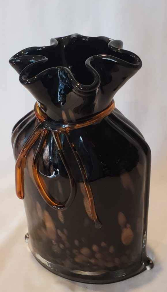 Vase likely Italian Vincenzo Nason vintage 10" - photo 2