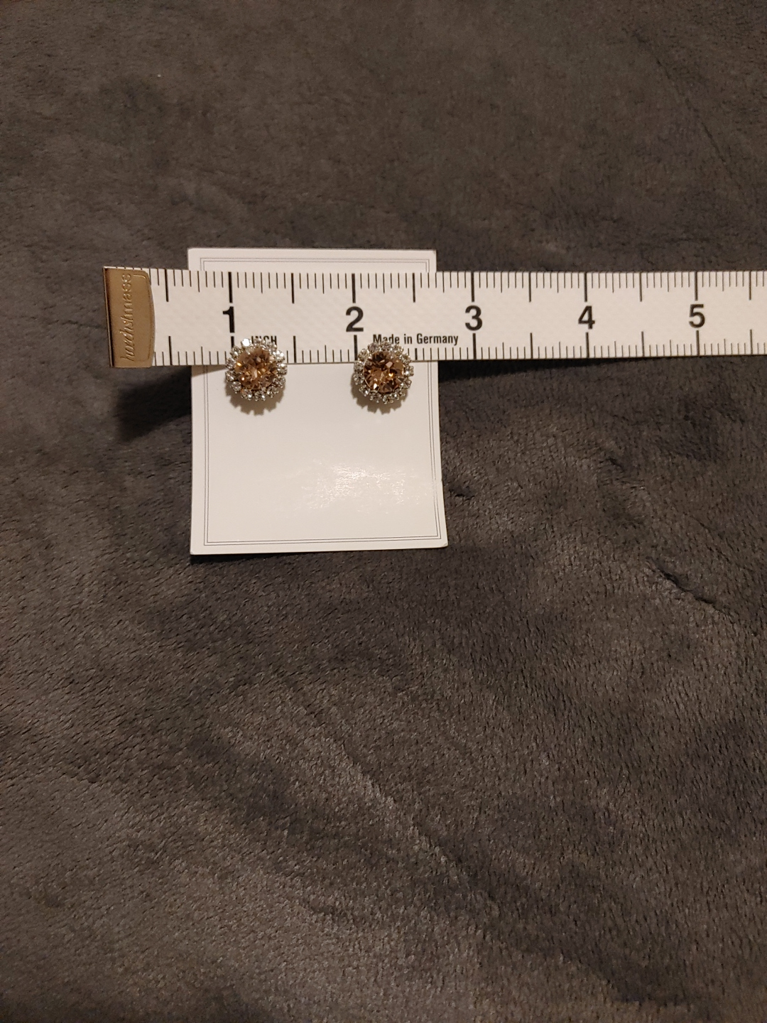 Ti Adoro pink crystal earrings image indicator(2)