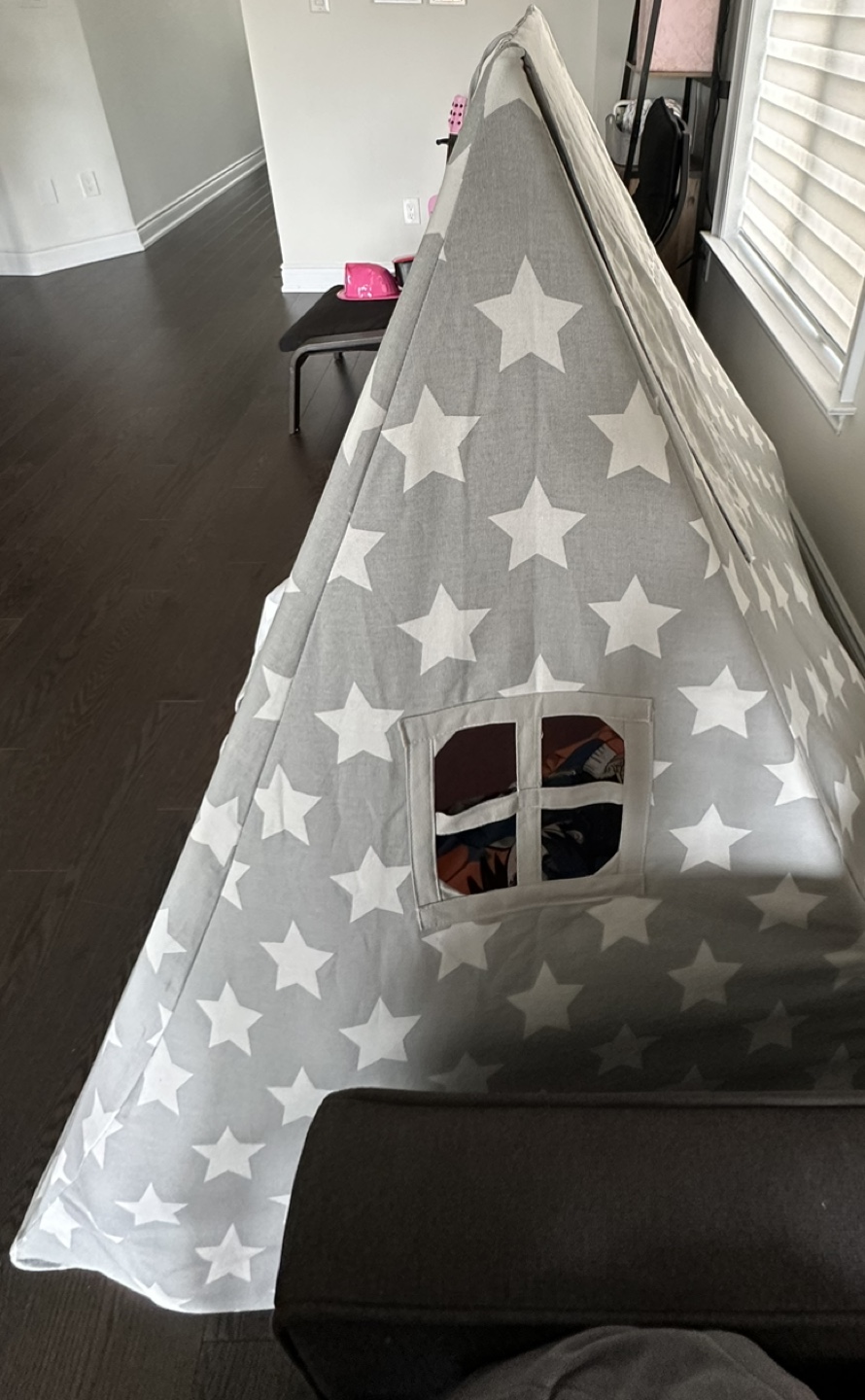 Coco Village - kids grey and white star tent🧡 image indicator(3)