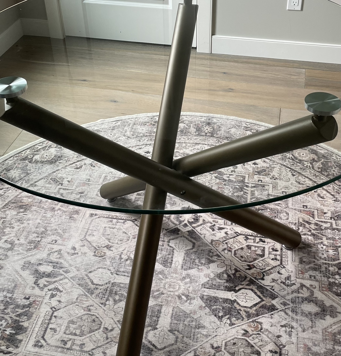 Glass dining table - photo 2