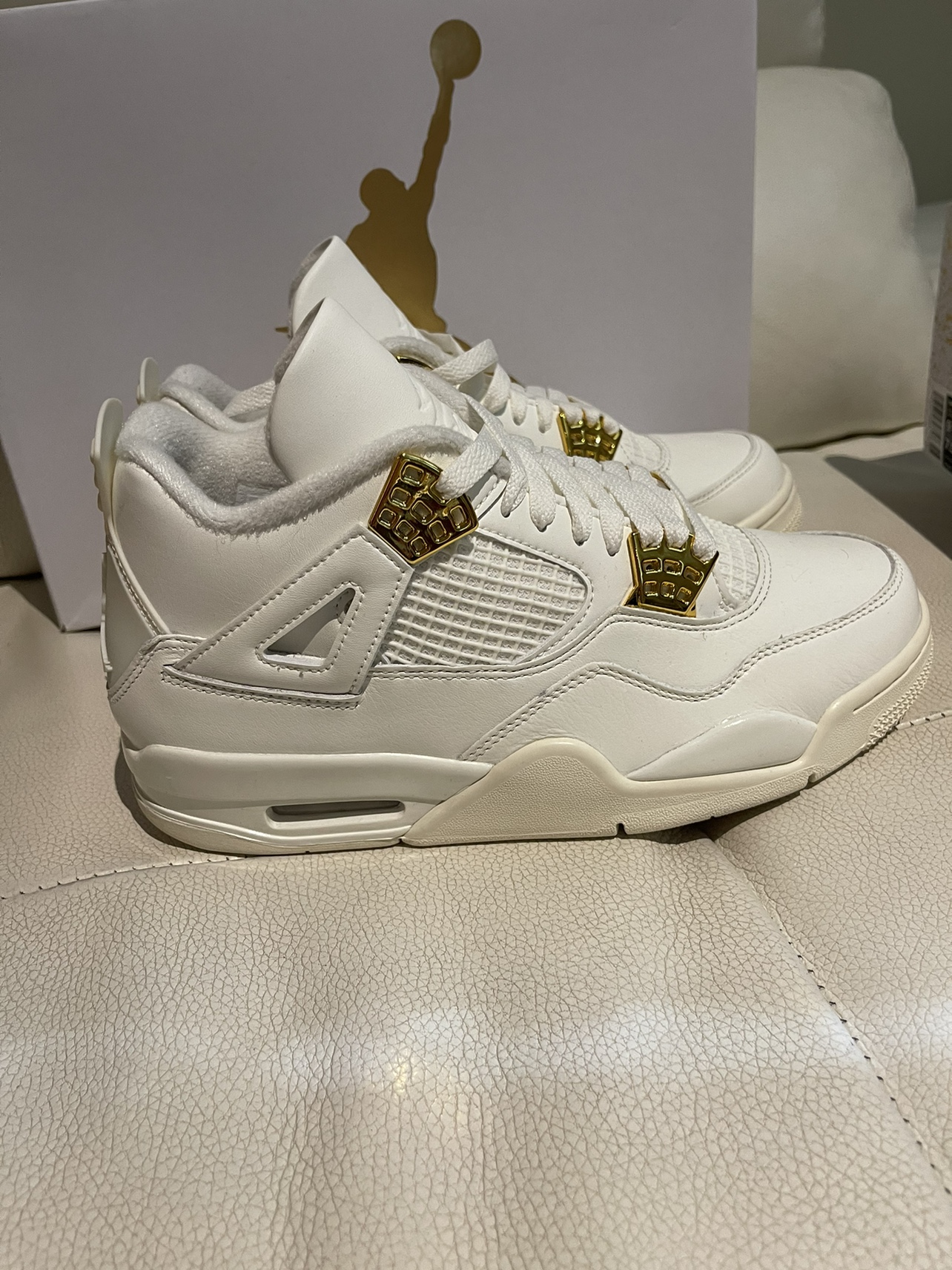 Jordan 4 Retro Gold - Woman’s - photo 3