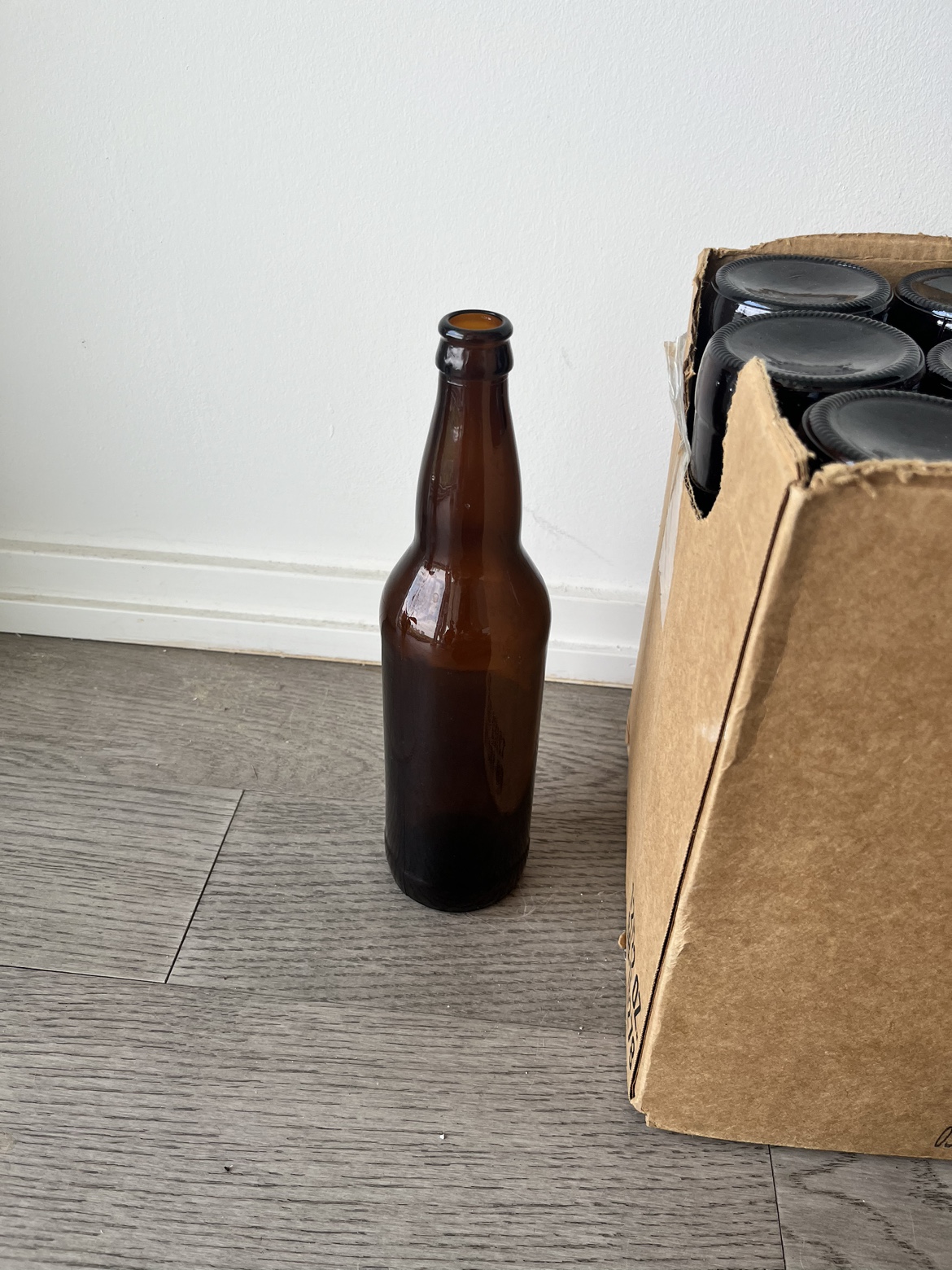 Tinted 650 ml bottles 23 Nos