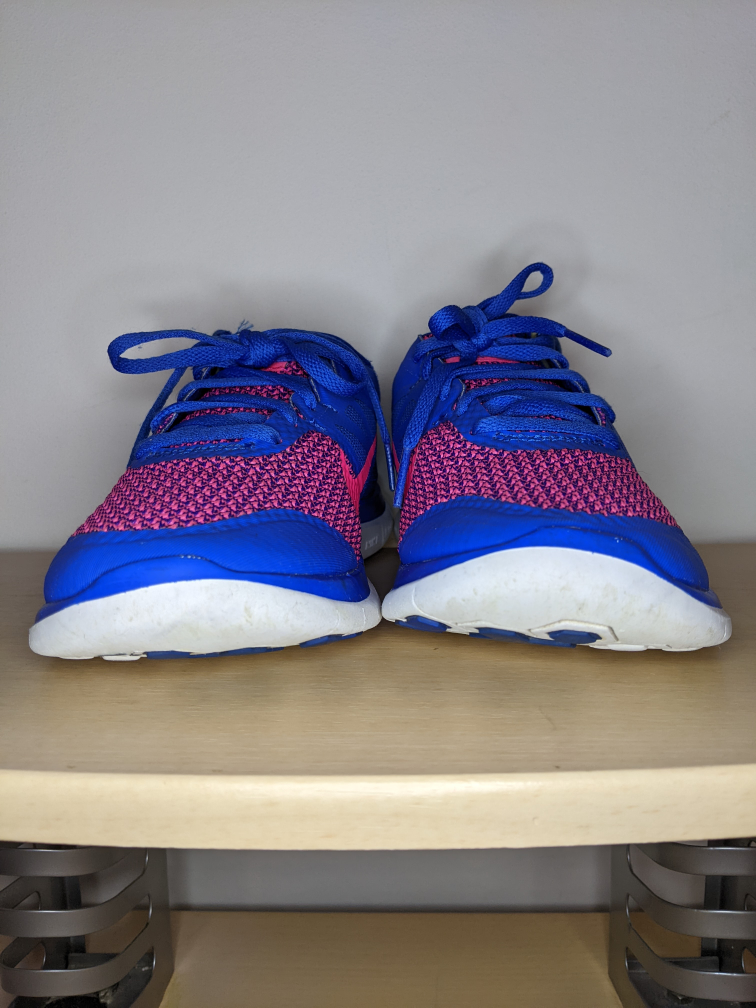 Nike Free 4.0 Shoes Sneakers Footwear Size 7 US Blue & Pink image indicator(2)