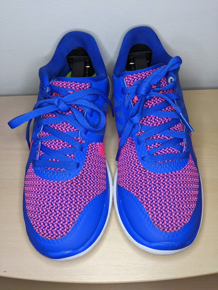 Nike Free 4.0 Shoes Sneakers Footwear Size 7 US Blue & Pink image indicator(3)