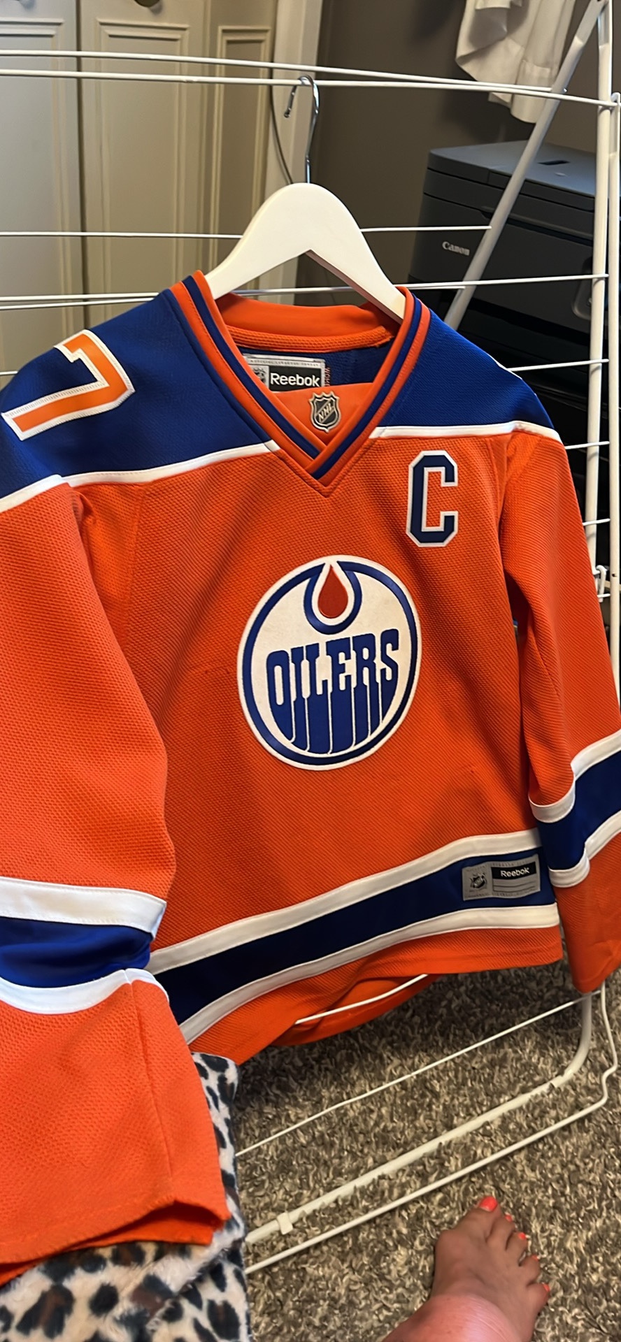 AUTHENTIC WOMENS OILERS JERSEY thumbnail