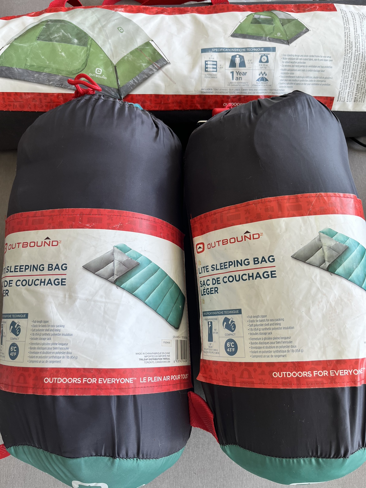 Outbound Sleeping bag 6C