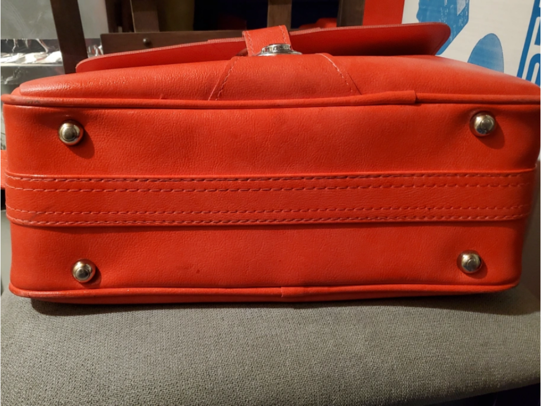 Samsonite red leather vintage bag 1970s🎒 - photo 3