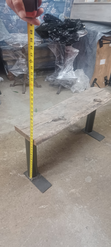 Small rustic outdoor bench - photo 3