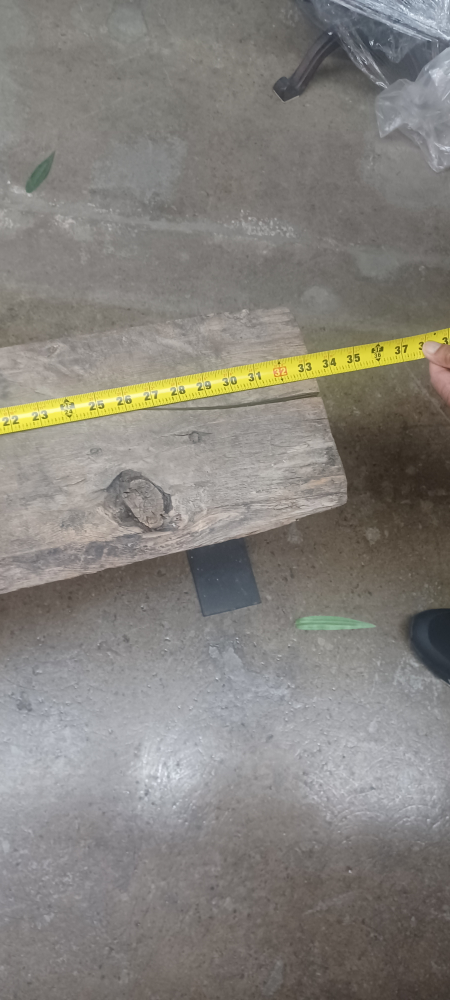 Small rustic outdoor bench - photo 4