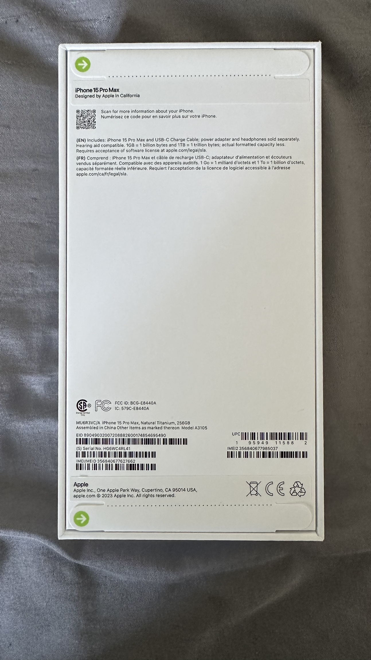 15 pro max 256gb natural - photo 2
