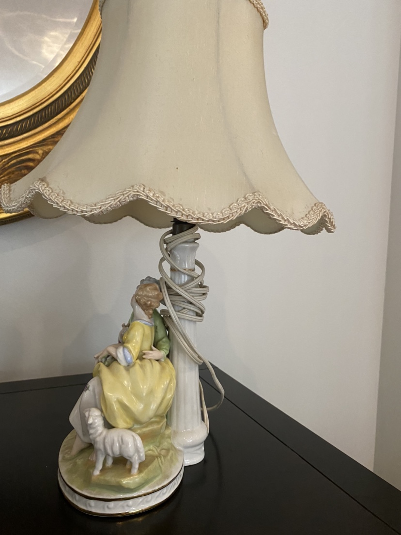 Vintage Porcelain Lamp image indicator(3)