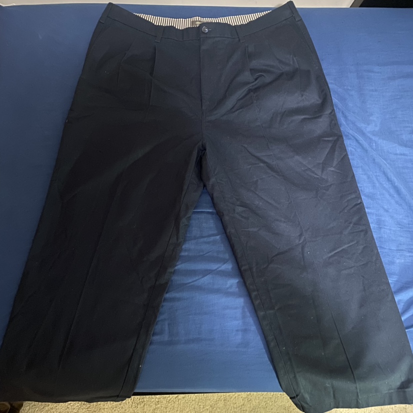Men’s navy blue Widecut pants - photo 4