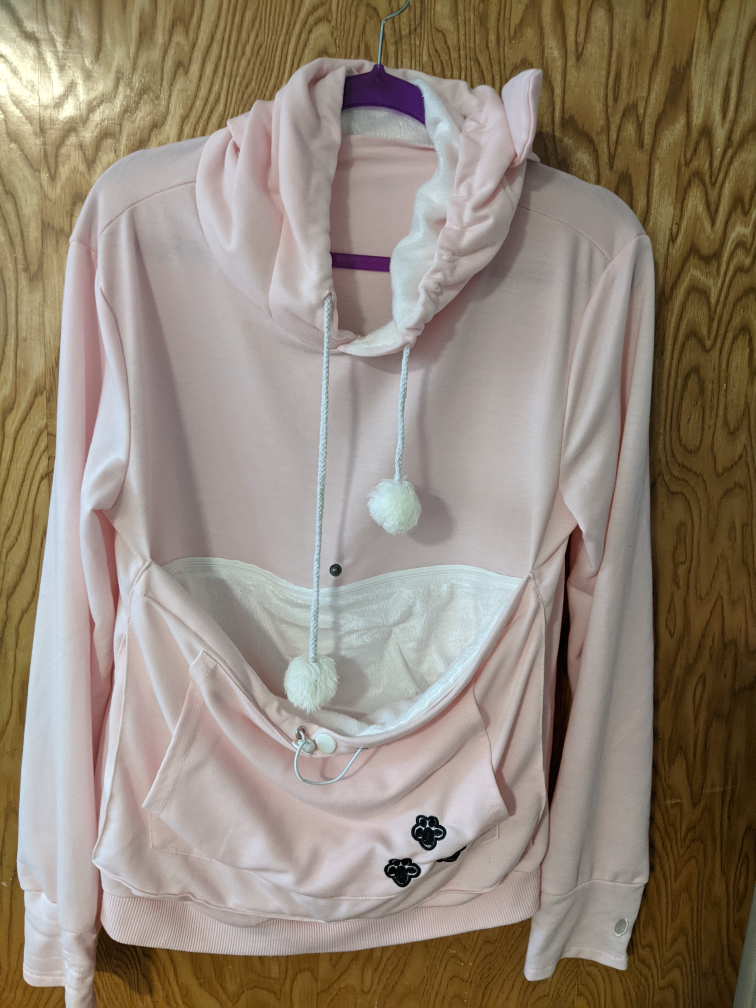 Cutest pet carrier hoody thumbnail