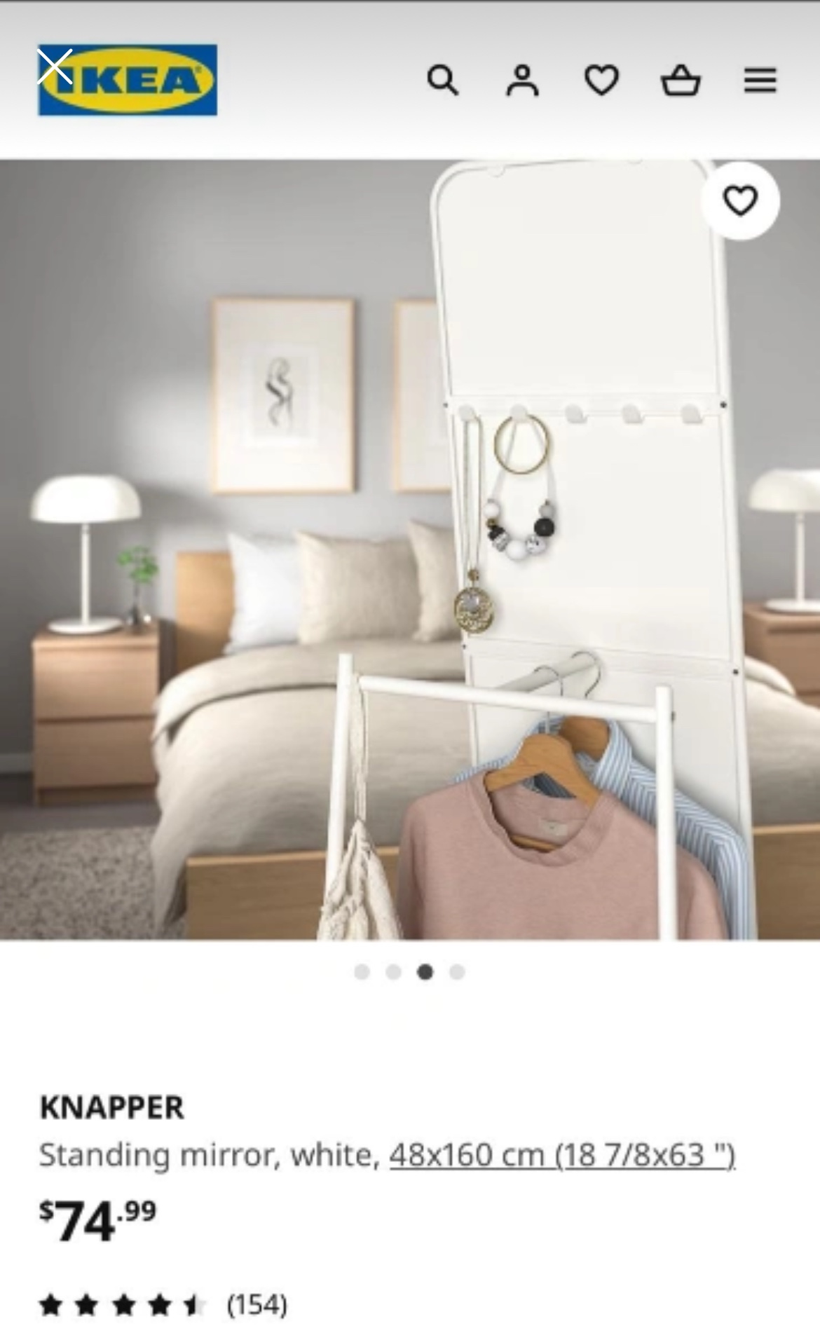 Ikea Standing Mirror Moving Sale - photo 5