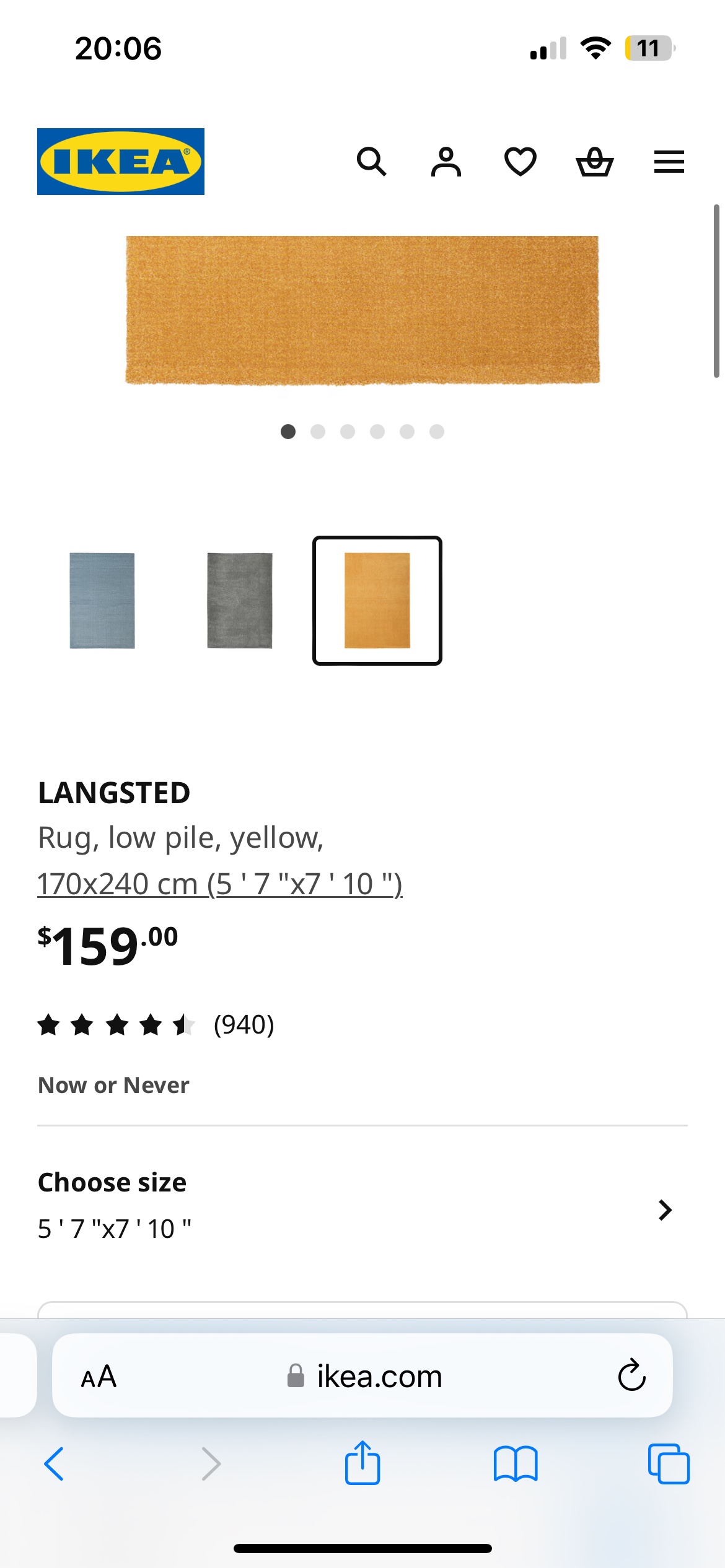LANGSTED IKEA Carpet - photo 4