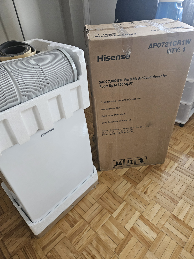 Hisense Portable Air Conditioner-new, quiet - photo 3