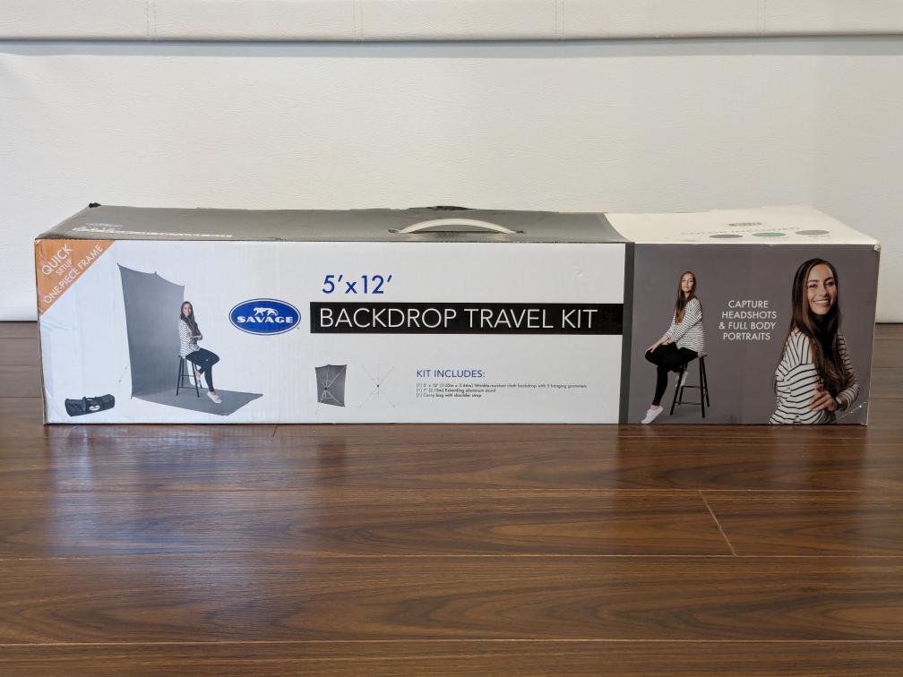 White Floor Extended Backdrop Travel Kit (5' W x 12' H) image indicator(2)