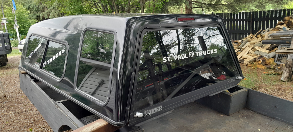 black canopy for a Ford half ton