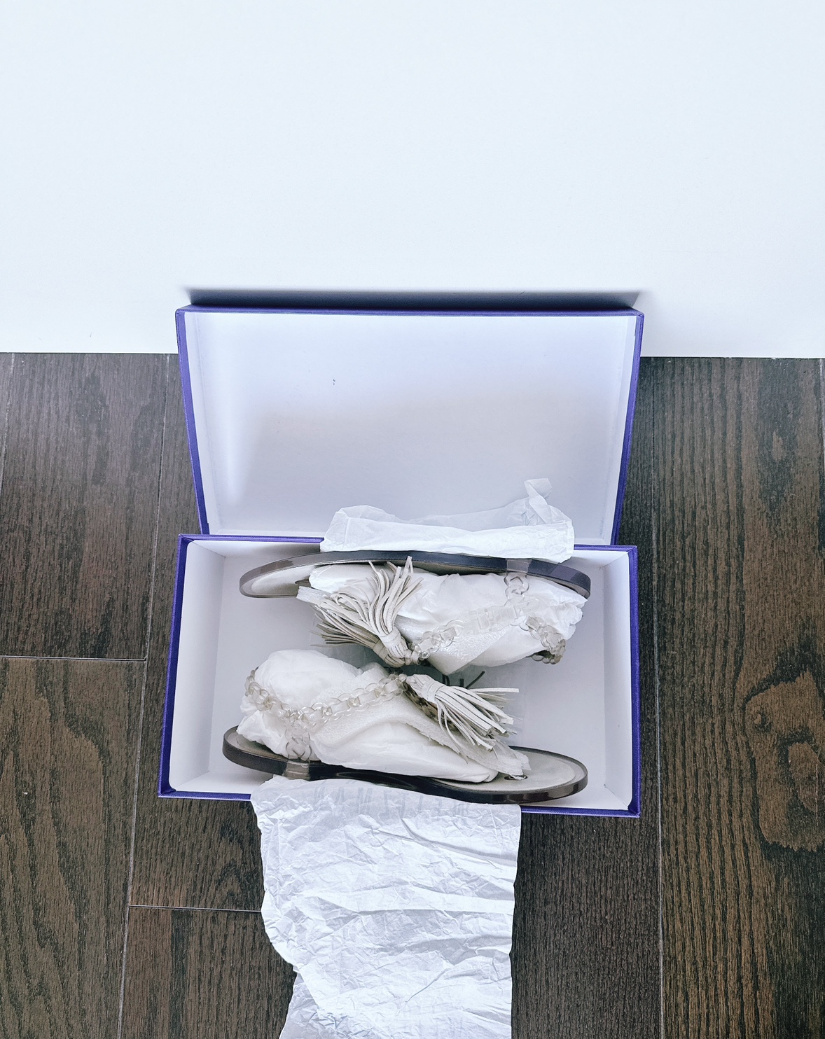 Stuart Weitzman Flat Getali Jelly Tassel Thong Sandals image indicator(3)