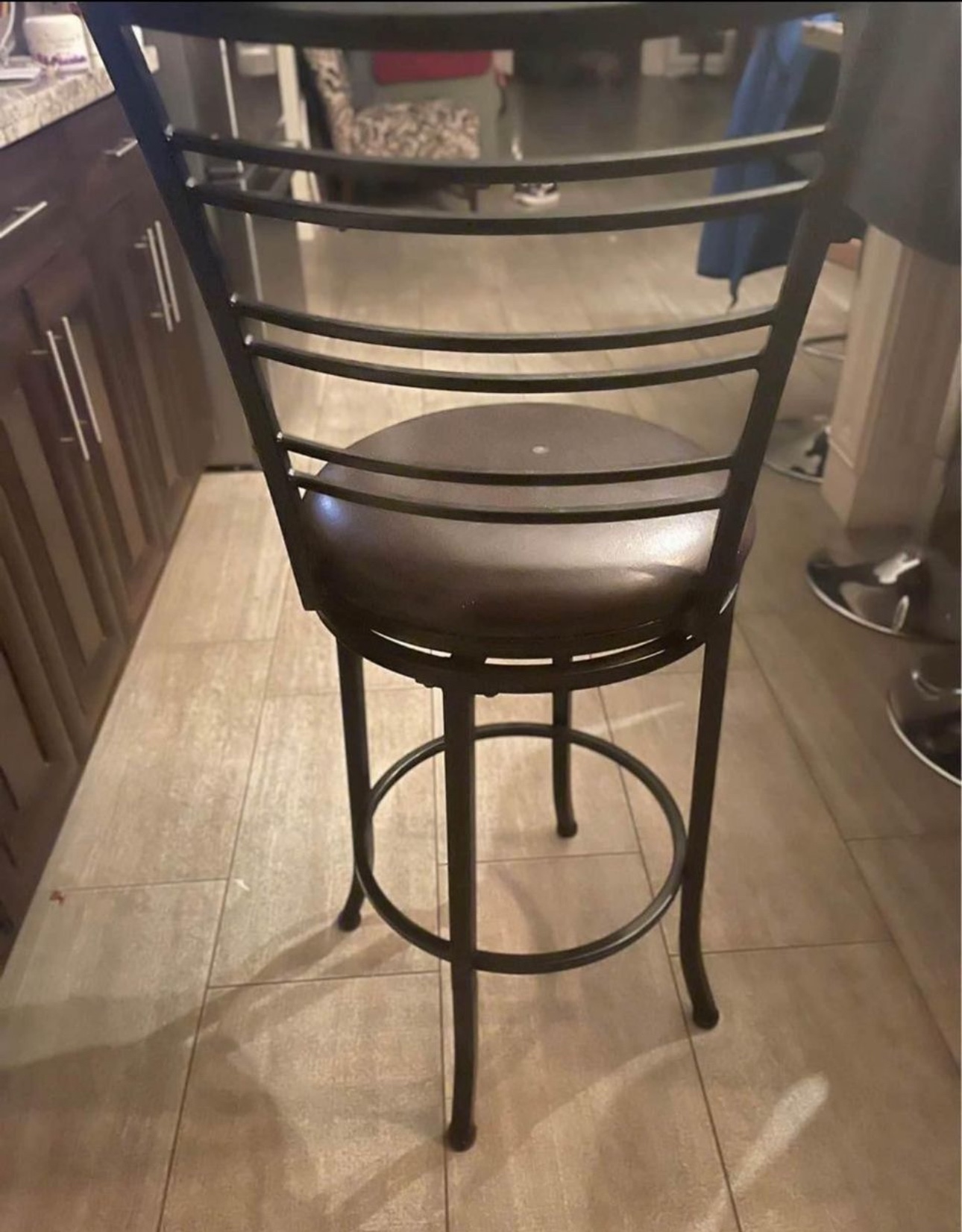1 Brown Bar Stool ** Must Go**