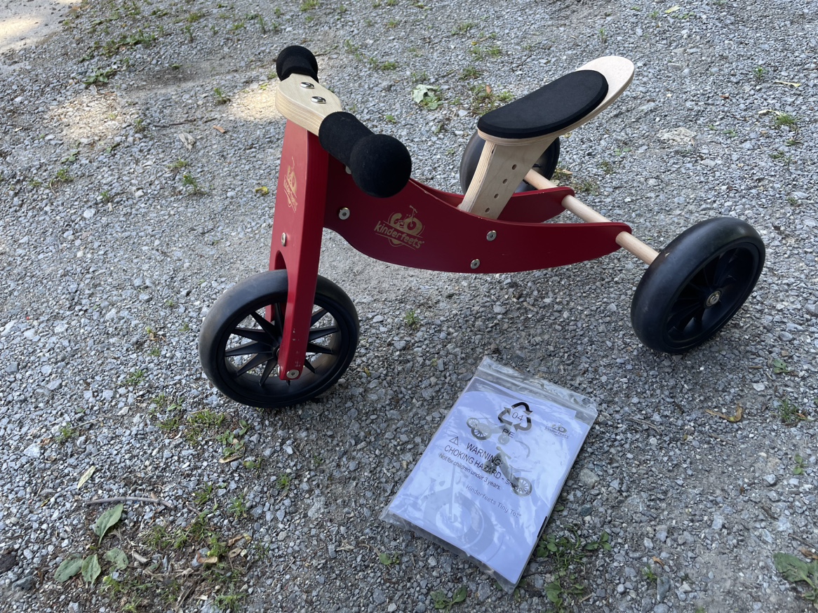 Kinderfeets Tiny Tot balance bike/trike