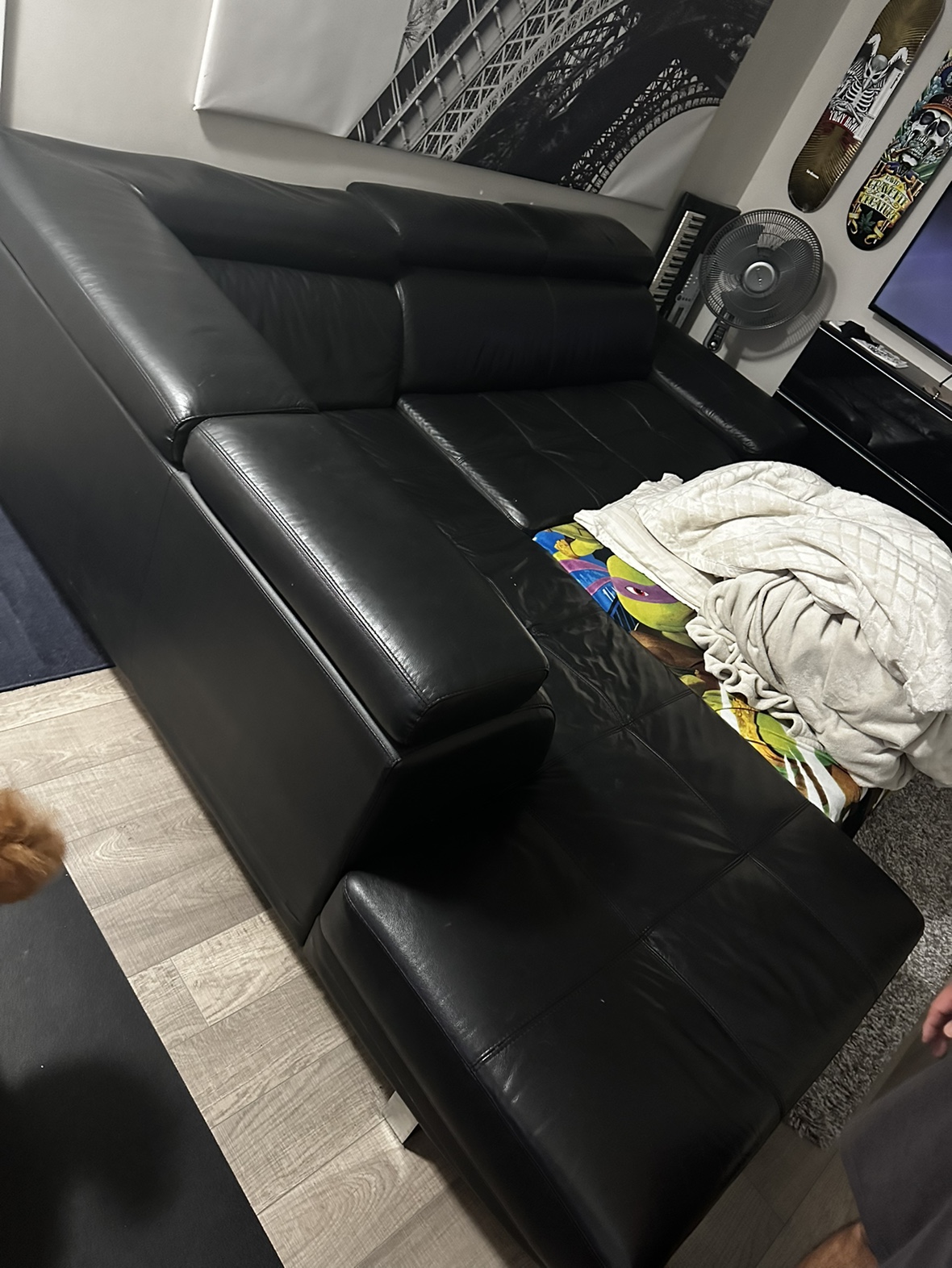 Genuine Leather Couch - photo 2