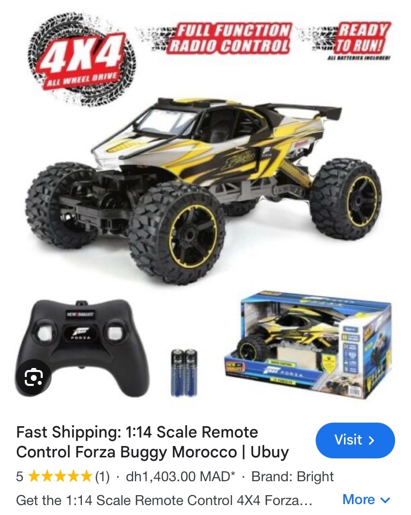 Forza Buggy Morocco / Ubuy  4x4 Radio remote control image indicator(2)