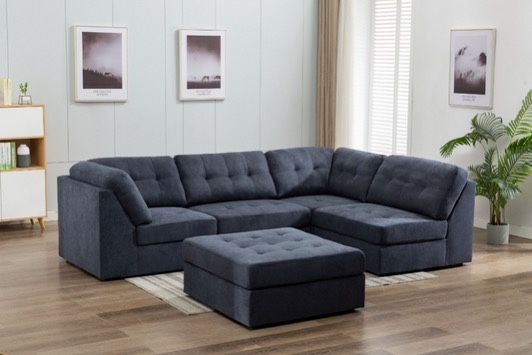 Sectional with Ottoman and Coffee table - photo 4