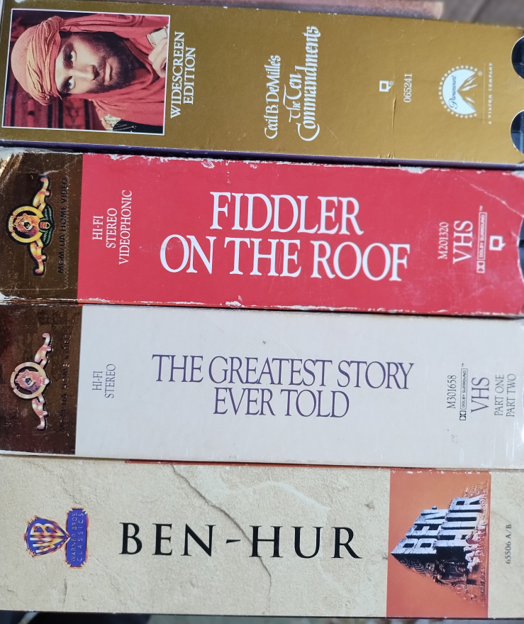 VHS double set and single VHS $5- $10 image indicator(3)