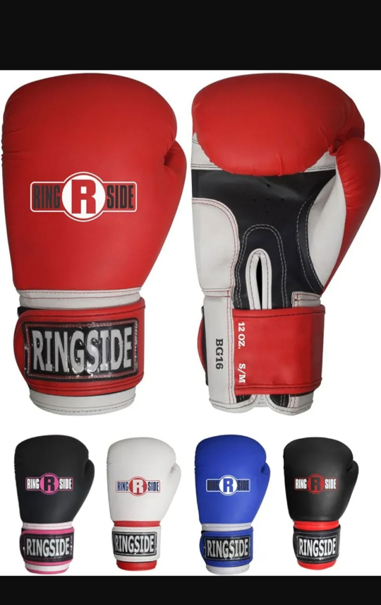 Ringside Pro Style Training Boxing Gloves 12 Oz 16 Oz 2 Pairs thumbnail