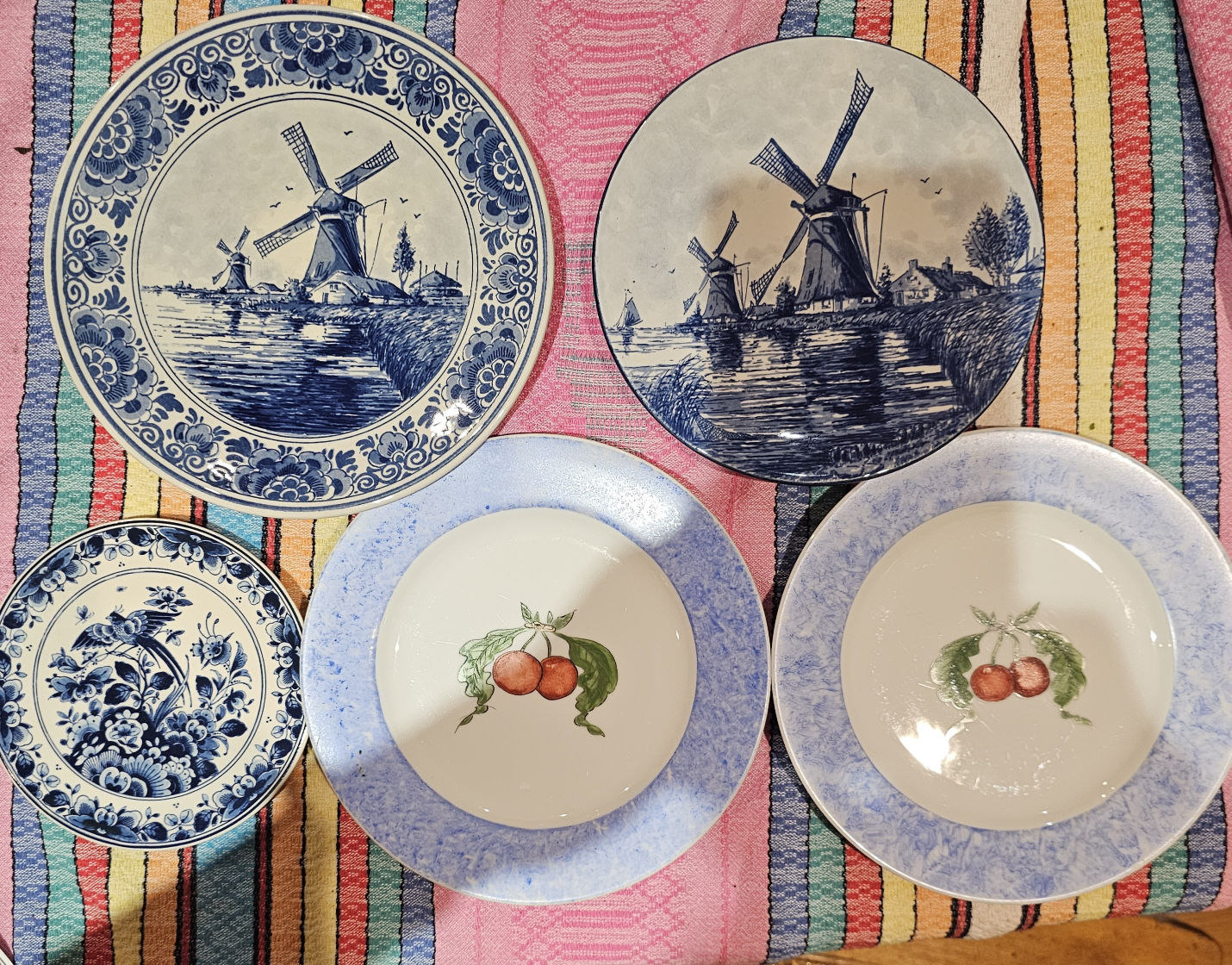 plates,  hand painted