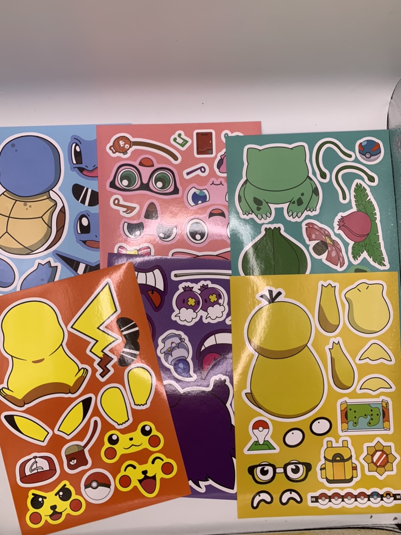 Pokémon temporary tattoos and build your own sticker sheets - photo 2
