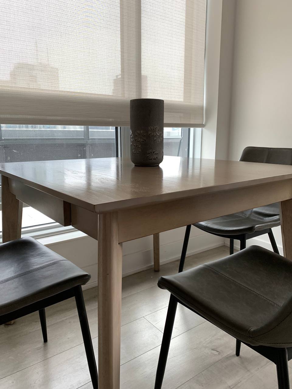 Dining table and chairs