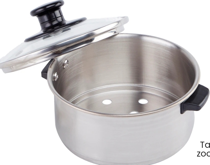 #FREECYCLE--Wolfgang Puck Stainless Steel Steamer with Glass Lid