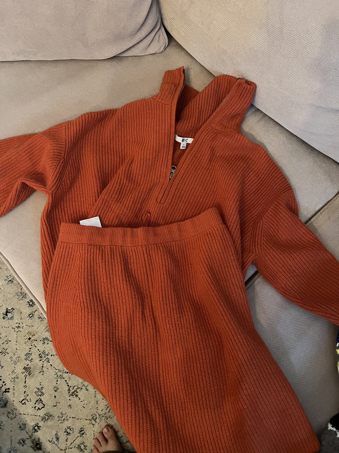 UNIQLO:C cotton orange set up FINAL PRICE