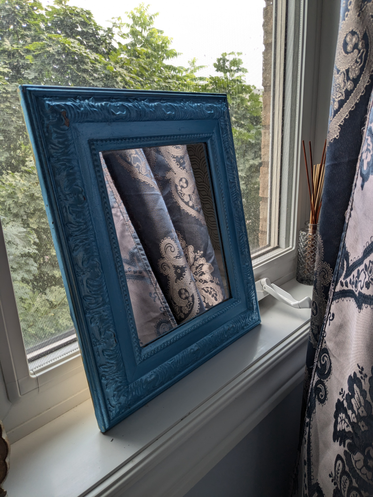 vintage electric blue mirror image indicator(2)