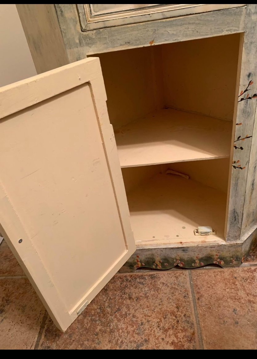 Corner wood printed cabinet - photo 4