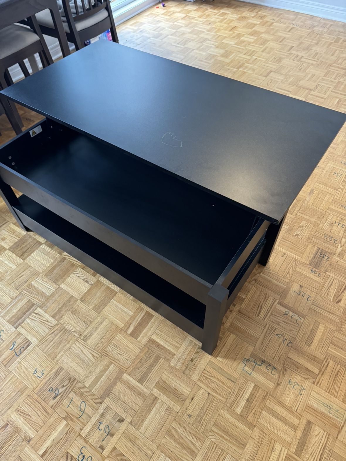 Modern Lift Top Coffee Table and Storage - photo 2
