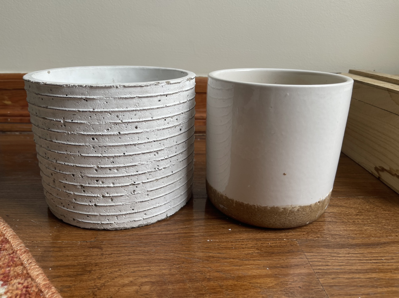 Ceramic plants pots set of 2