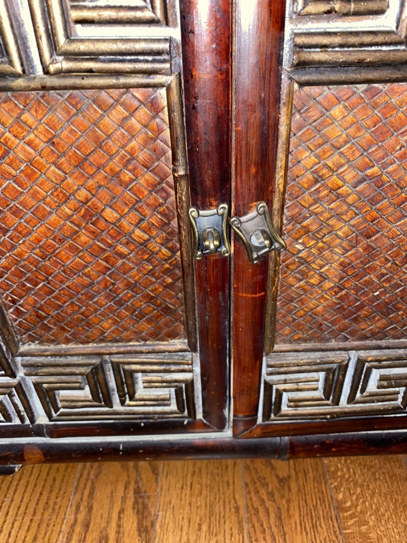 Antique looking wood cabinet - photo 2