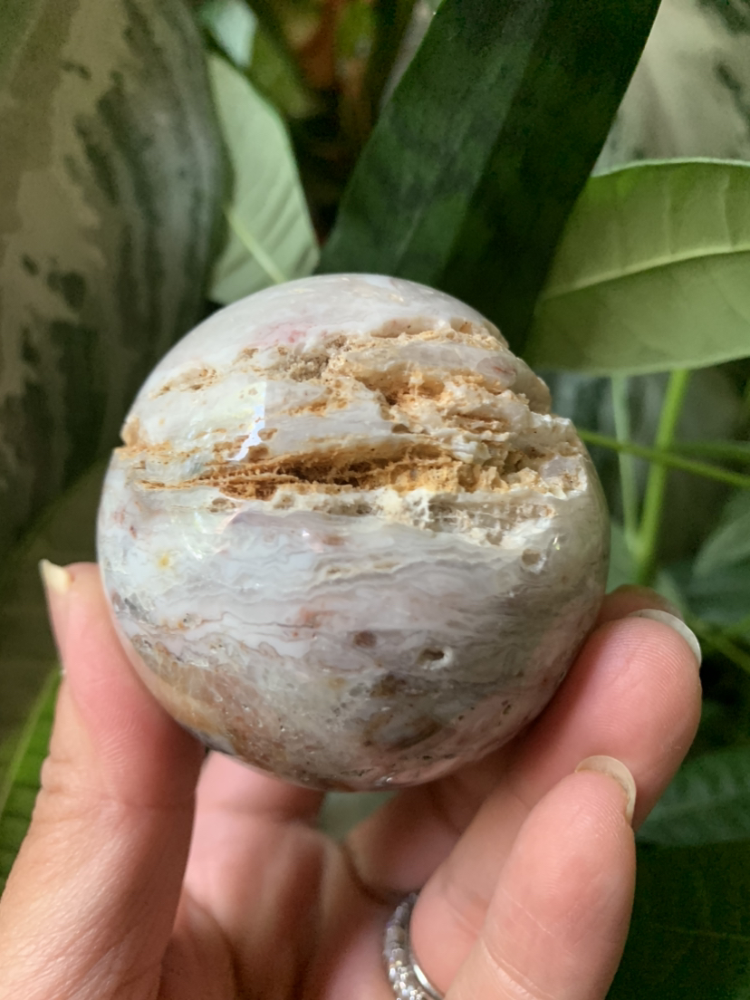 Ocean jasper sphere (a) | crystal image indicator(3)