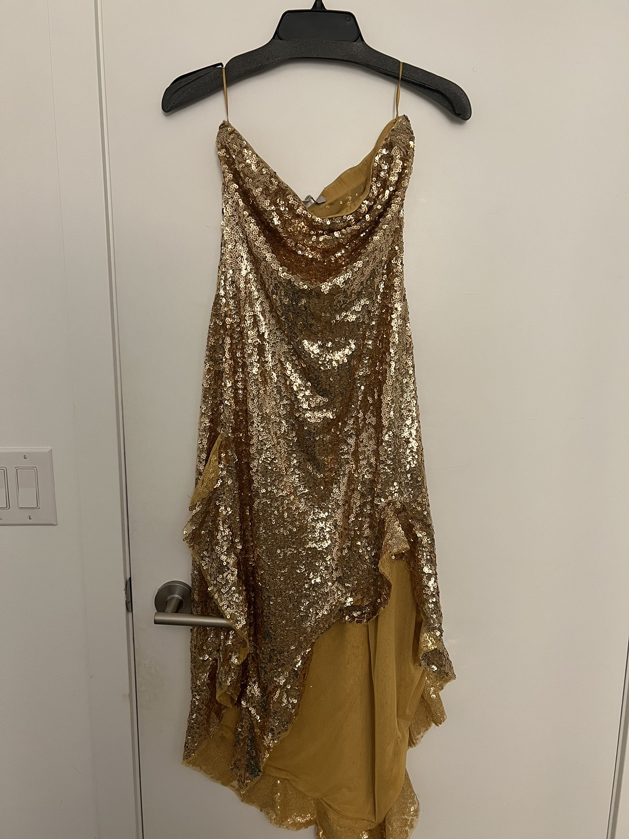 Urban Outfitters Stella Sequin Strapless Midi Dress - photo 5