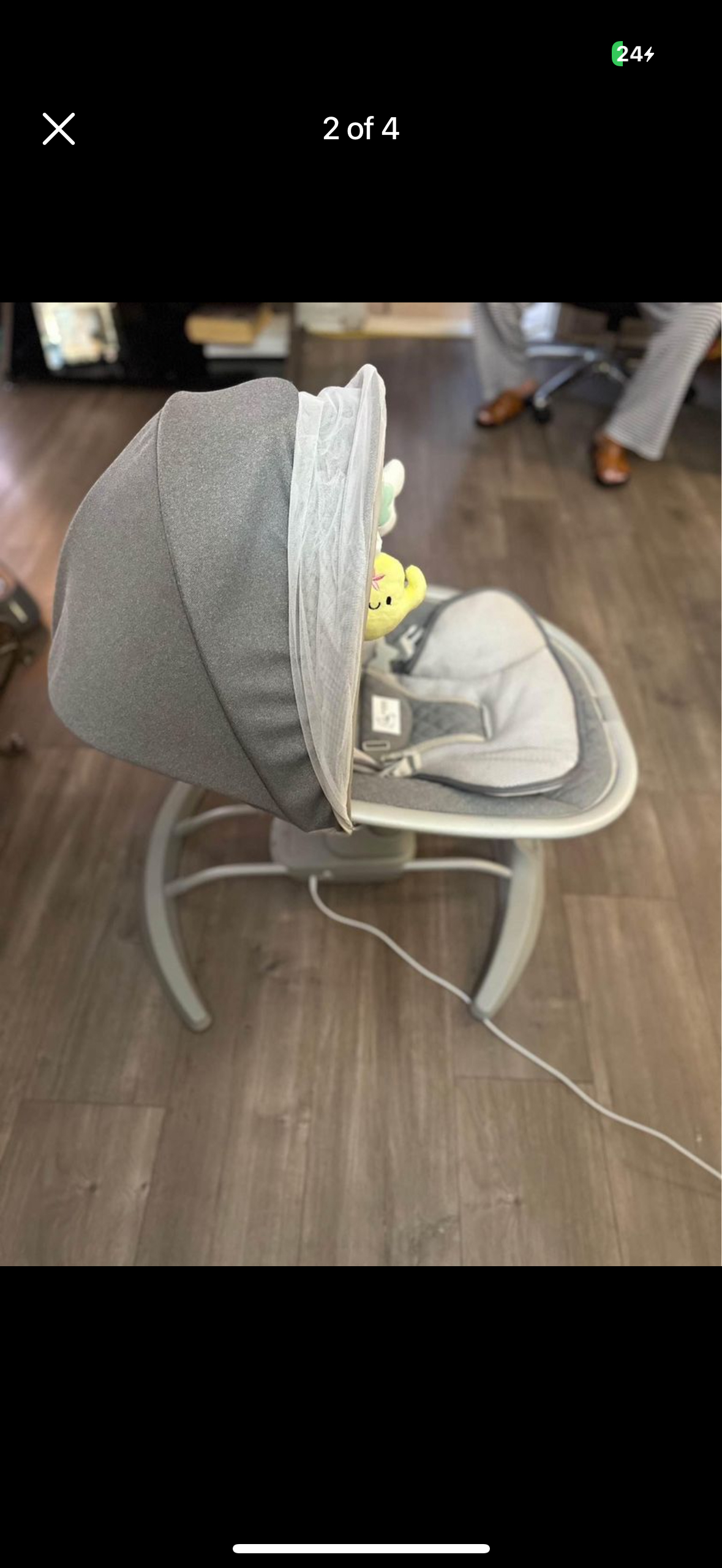 Lovouse Electric Portable Baby Swing - photo 3
